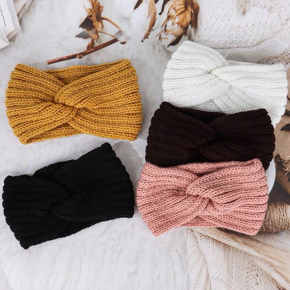 Handmade Knit Twist Ear Warmer Headband (NEW)
